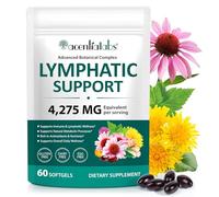Lymphatic Drainage 4275mg Lymphoria Lymphatic Drainage Cleanse Detox 21-in-1 System Support Supplementblend to Support Healthy Energy Levels and Immune Balance 60 Softgels