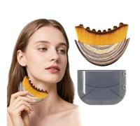 Lymphatic Drainage Brush, Lymphatic Face Brush, Gua Sha Brushes, Skin Care Chin and Jawline Sculpting Ergonomically, Facial Massage Tool for Daily Skin Refresh, with Box