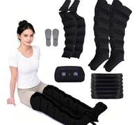 Lymphatic Drainage Compression Boots, Electric Air Compression Leg Massager for Circulation Boost & Pain Relief, Sequential Therapy for Full Leg, Calf & Foot, Perfect for Sports Recovery