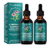 Lymphatic Drainage Drops - 21 Herbal Lymphatic Drainage Support Supplement, Liposomal Liquid Formula with Echinacea & Dandelion for Immune System Support, 6000mg, 60ml 2 Pack