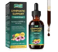 Lymphatic Drainage Drops, 21-in-1 Liposomal Lymphatic Drainage Support Detox Supplement - 6000mg Herbal Formula for Immune System & Lymphatic Health, 60ML