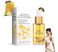 Lymphatic Drainage Drops,Bee Venom Belly Button Drops,Belly Button Cleaner,Bee Venom Body Oil,Bee Venom Drops,Skin Tightening Belly Fat Burner for Women (Bee Venom Drops,30ml)