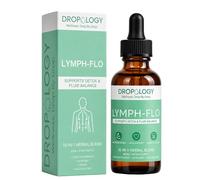 Lymphatic Drainage Drops by Dropology | Lymph-Flo 10-in-1 Herbal Lymphatic Support Drops | Water Balance Support Supplement | Helps Maintain Fluid Balance & Digestive Comfort | 60ml