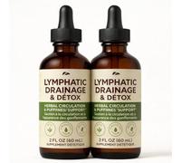 Lymphatic Drainage Drops, for Body, Easy to use. 60mL / 2 fl oz (2)