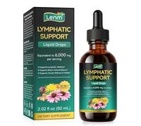 Lymphatic Drainage Drops,Lymph System Support Supplement,Advanced Botanical Formula - Supports Natural Balance & Immune Health - 2.02 fl oz (60 mL) - Maximum Absorption & Vegan