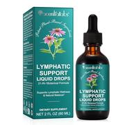 Lymphatic Drainage Drops, Lymph System Support Supplement, Burdock Root & Echinacea Natural Herbal Blend, for Daily Lymph Cleanse & Immunity 60ML, Supports Natural Balance & Immune Healt