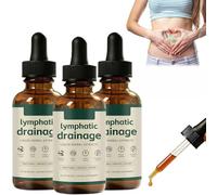 Lymphatic Drainage Drops,Lymphatic Wellness Drops,Lymphatic Promotes Efficient Drainage of the Lymphatic System,Natural Herbal Ingredient,Cleanse Your Body (3 Pcs)