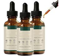 Lymphatic Drainage Drops,Lymphoria Wellness Drops,Lymphatic System Support,Quick and Effective,Natural Herbal Blends,or Women and Men (3 pcs)