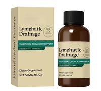Lymphatic Drainage Drops, Naturally Drains Swelling from The Face,Natural Extract,Abdomen and Legs,Cleanse Lymph System for Women & Men