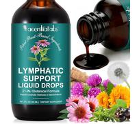 Lymphatic Drainage Drops, Support Supplement, 2 FL OZ - Natural Lymphatic Cleanse & Immune Support