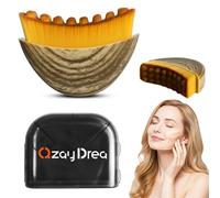 Lymphatic Drainage Face Brush for Sculpting & Lifting, Contour Massage Tool to Reduce Double Chin & Puffiness, Improves Serum Absorption for Glowing Skin, Safe for Sensitive Skin