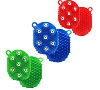 Lymphatic Drainage Gloves for Women with Handheld Massage Ball, 7 Metal Roller Balls for 360° Massage, Beauty Roller for Neck, Back, and Muscle Relief, Body Care Tool (A+B+C)