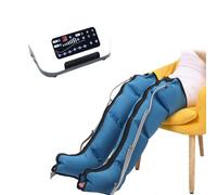 Lymphatic Drainage Leg Massager, 6/4 Cavity Electric Air Compression Boots Massager for Circulation Arm Leg Waist Wraps Foot Ankles Calf Massage Machine, Circulation Improve Pain Relax (4 Cavitie