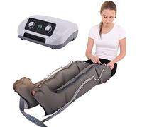 Lymphatic Drainage Leg Massager, Electric Leg Air Compression Massager for Circulation Arm Leg Waist Wraps Foot Ankles Calf Massage Machine Pain Relax, Timing Function(Color:Legs)