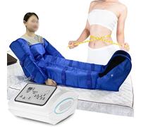 Lymphatic Drainage Machine Lymphatic Massage Machine, Electric Air Compression Massager Machine Waist Arm Leg Wraps Foot Ankles Calf Massage Machine Relax Blood Circulation 4 Modes Timing Function