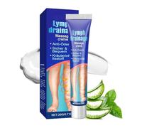 Lymphatic Drainage Massage Cream, Swell Care Lymphatic Massage Creams, Edema Relief for Legs and Feet, Reduce Leg Swelling Naturally, Suitable for All Skin Types (1pcs)