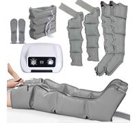 Lymphatic Drainage Massager, 4/6 Cavity Pressotherapy Air Compression Leg Foot Massager, Electric Air Compression Massager for Circulation Arm, Waist, Foot, Ankle, Swelling Muscle Pain (4 Cavitie