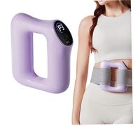 Lymphatic Drainage Massager, 5-Level & 3 Modes Cellulite Massager with Belt, USB Charging Ergonomic Silent Gua Sha Body Tool, Portable Full Body Sculpting Machine for Home Office Travel