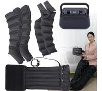 Lymphatic Drainage Massager, 6 Cavity Electric Air Compression Massager Machine, Full Body Waist Arm Legs Relax Instrument for Full Body Massage Pressotherapy
