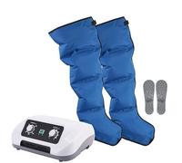 Lymphatic Drainage Massager, 6 Chamber Pressotherapy Air Compression Boots Recovery System, 8-Pressure Levels & Timing Function, Circulation Compression for Circulation Improvement and Fast