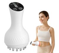 Lymphatic Drainage Massager & Anti Cellulite Massage Tool,New Lymphatic Massager,Helps Reduce Stretch Marks & Cellulite,for Belly, Arms & Legs,Body Sculpting Machine with Heat & Vibration