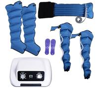 Lymphatic Drainage Massager, Electric Air Compression Leg Massager, Recovery Boots Machine, Sequential Compression for Circulation Improvement and Fast Recovery, Timing Function & 8 Pressure