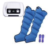 Lymphatic Drainage Massager, Electric Air Compression Leg Massager, Recovery Boots Machine, Sequential Compression for Circulation Improvement and Fast Recovery, Timing Function & 8 Pressure Leve