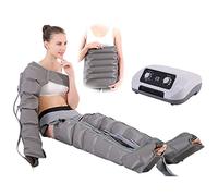 Lymphatic Drainage Massager, Electric Air Compression Massager For Circulation Arm Waist Wraps Foot Ankles Calf Massage Machine Pain Relax, Timing Func(Color:Arm+Legs+Waist)