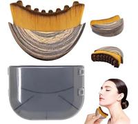 Lymphatic Drainage Massager for Face, Lymphatic Contour Face Brush, Chin & Jawline Sculpting, Dry Brushing Face Brush, Portable Facial Tool to Relieve Fatigue, Fit The Skin, Reduce Puffiness