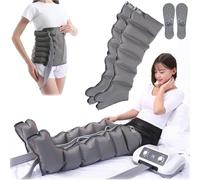 Lymphatic Drainage Massager Legs, Pressotherapy Air Compression Boots 6 Cavity Recovery Boots System Machine, Sequential Compression for Circulation Improvement and Fast Recovery