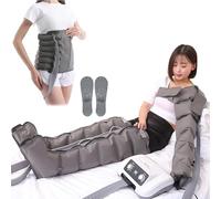 Lymphatic Drainage Massager Legs, Pressotherapy Air Compression Boots 6 Cavity Recovery Boots System Machine, Sequential Compression for Circulation Improvement and Fast Recovery