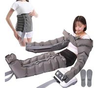Lymphatic Drainage Massager Legs, Pressotherapy Air Compression Boots 6 Cavity Recovery Boots System Machine, Sequential Compression for Circulation Improvement and Fast Recovery