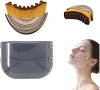 Lymphatic Drainage Massager, Lymphatic Contour Face Brush for Chin & Jawline Sculpting, Ergonomic Dry Brushing Tool to Relieve Fatigue & Fit Skin Precisely, Reduce Puffiness