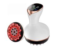 Lymphatic Drainage Massager with Heat & Vibration, Anti Cellulite Massage Tool for Belly Arms & Legs, Body Sculpting Machine, 30 Speed Settings, ABS & Zinc Alloy, 1200mAh