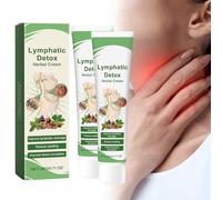 Lymphatic Drainage Ointment, Lymphatic Detoxing Cream,Lymph Nodes Herbal Detox Cream,Anti-Swelling Lymphatic Detox for Body Legs,20gx2pcs