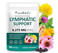 Lymphatic Drainage Supplement, Lymph System Support Supplement Lymph Cleanse Detox 21-in-1 Herbal Blend to Support Healthy Energy Levels and Immune Balance - 60PCS