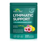 Lymphatic Drainage Supplements 240 Softgels,4275mg Organic Dandelion Root, Burdock & Turmeric Complex | Supports Daily Wellness Support | for Men & Women