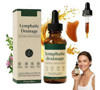 Lymphatic Drainage Supplements Drops for Immune, Cleanse, Lymph System Support, Lymphatic Drainage Drops, Lymph System Support Supplement, Herbal Formula for Daily Lymph Cleanse & Immunity (60ML)