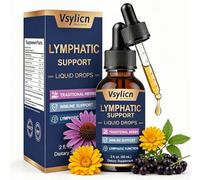 Lymphatic Drainage Supplements for Cleanse & Detox, Water Balance & Lymph System Support, Liver Health with Dandelion Extract,Zine, Burdock Powder, Water Retention, Reduce Swelling & Cleanse Lymph
