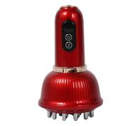 Lymphatic Drainage Tool, 3-Mode & 9-Level Red Light Cellulite Massage Tool with 18 Head, Wireless Heat Body Sculpting Machine for Legs, Arms & Belly, Red