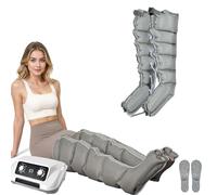 Lymphatic Drainant Massage,Leg Compression Machine,Air Compression Massager for Full Body,6 Chamber Lymph Drainage Leg Massager,Full Body Lymphatic Drainage Massager for Swelling & Pain Relief