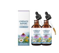 Lymphatic Drops Equivalent,Botanical Complex,Vegan Herbal Lymph Wellness Supplement,Lymphatic Support Drops,30ml*2pc