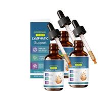Lymphatic Drops Equivalent,Botanical Complex with Echinacea,Vegan Herbal Lymph Wellness Supplement,Supports Natural Balance & Immune Health,60ml*3pc