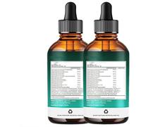 Lymphatic Drops Equivalent,Lymph System Supports Natural Balance & Immune Health,Leaf Extract Supplement,for Lung Cleanse and Respiratory Support,60ml*2pc