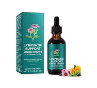 Lymphatic Drops,Lymph System Support Supplement,Burdock Root & Echinacea Natural Herbal Blend,for Daily Lymph Cleanse & Immunity,60ml