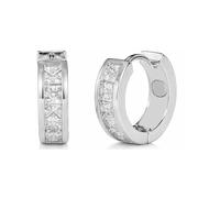 Lymphatic Earrings for Women, Magnetotherapy Slimming Titanium Ion Lymphvity Drainage Acupuncture Therapy Moissanite Hoop Jewelry for Women Men, L, Stainless Steel, No Gemstone