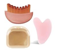Lymphatic Face Contour Brush, Lymphatic Drainage Massager, Lymphatic Contour Face and Gua Sha Board, Lymphatic Drainage Face Brush, for Face, Chin and Jawline Sculpting