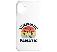Lymphatic Fanatic Funny Biohacker Case for iPhone 16 Plus