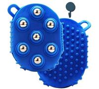 Lymphatic Gloves for Women, Lymphatic Drainage Gloves for Women Handheld Massage Ball Roller Body Care Body Muscles Roller Ball Massage Brush for Neck Back Foot Legs Arm(Blue,1pcs)