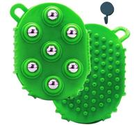 Lymphatic Gloves for Women, Lymphatic Drainage Gloves for Women Handheld Massage Ball Roller Body Care Body Muscles Roller Ball Massage Brush for Neck Back Foot Legs Arm(Grün,2pcs)